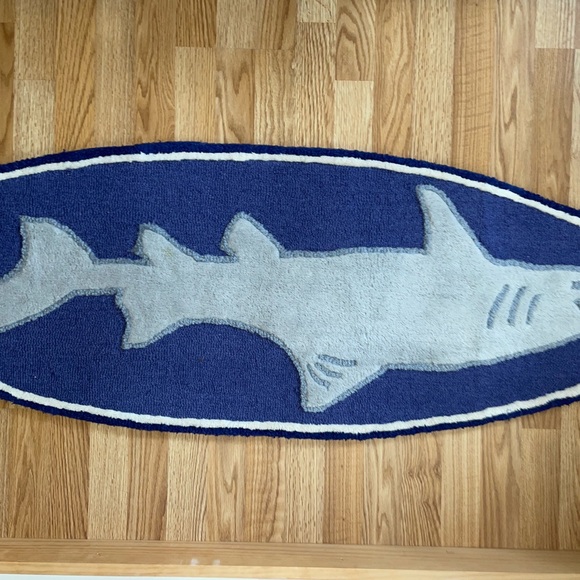 PBK-wool shark rug-gently used - Picture 8 of 11